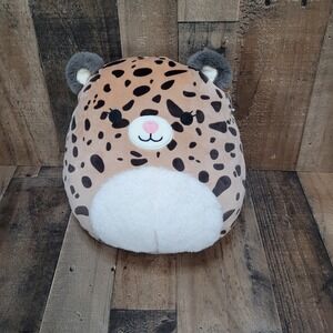 Squishmallows Cheetah Plush Stuffed Animal Spotted Tan Gray Ears Tail‎